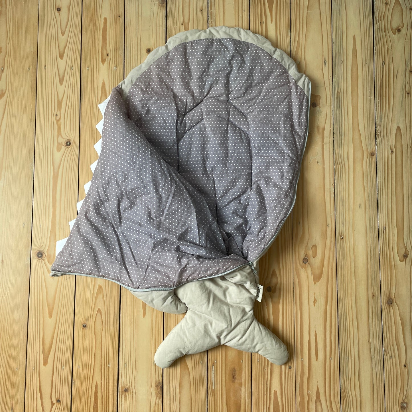 Baby Bites - Haaienslaapzak (grijs)