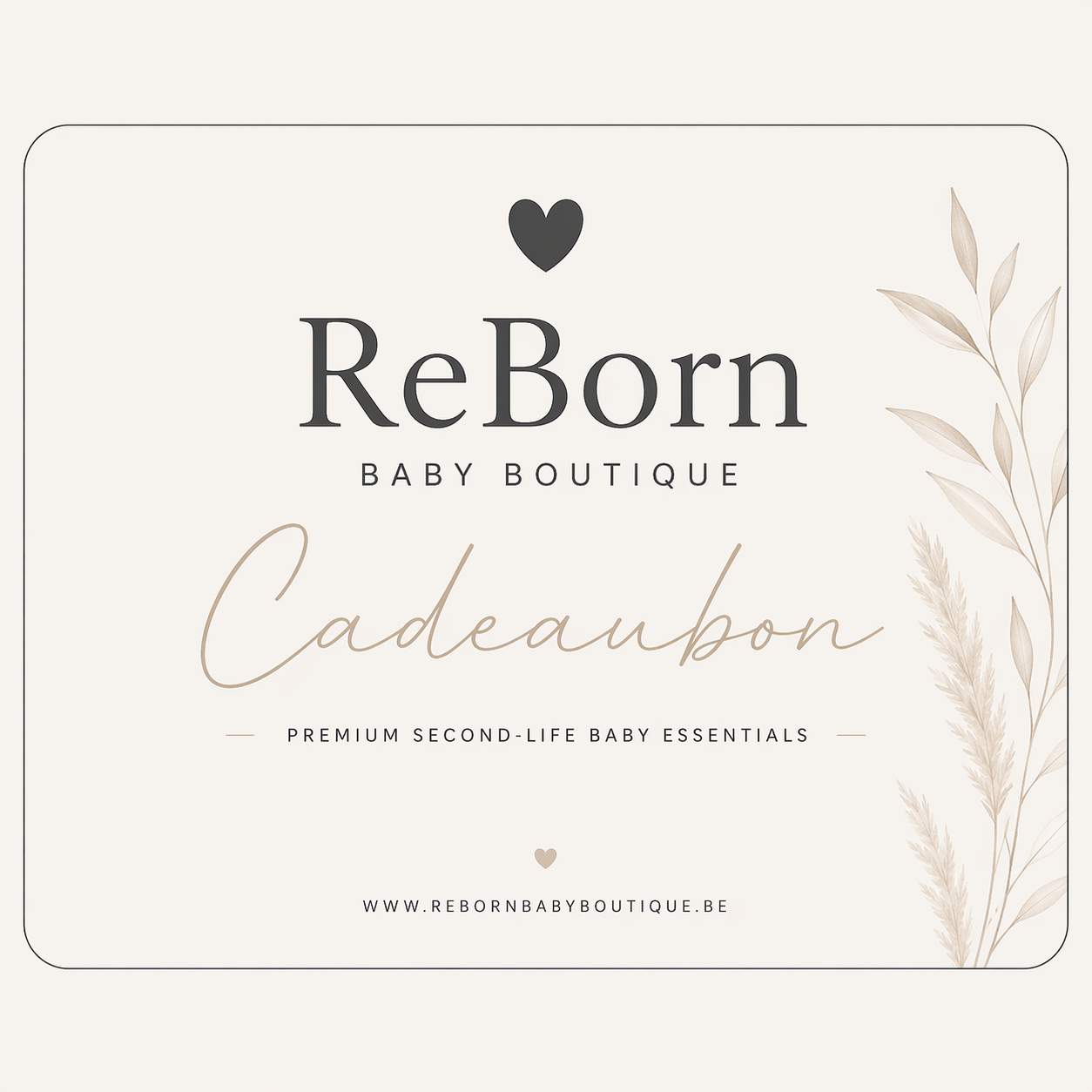 ReBorn Baby Boutique Cadeaubon