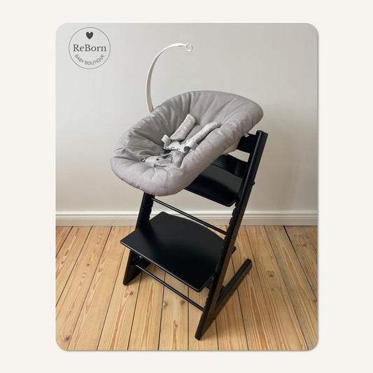 Stokke - Newbornset met speelgoedhanger (grey)